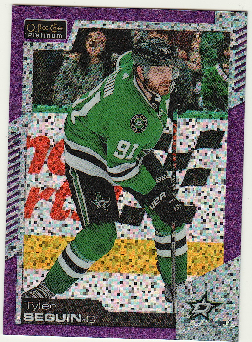 2020-21 O-Pee-Chee Platinum Violet Pixels #11 Tyler Seguin (image for) 2020-21 O-Pee-Chee Platinum Violet Pixels #11 Tyler Seguin